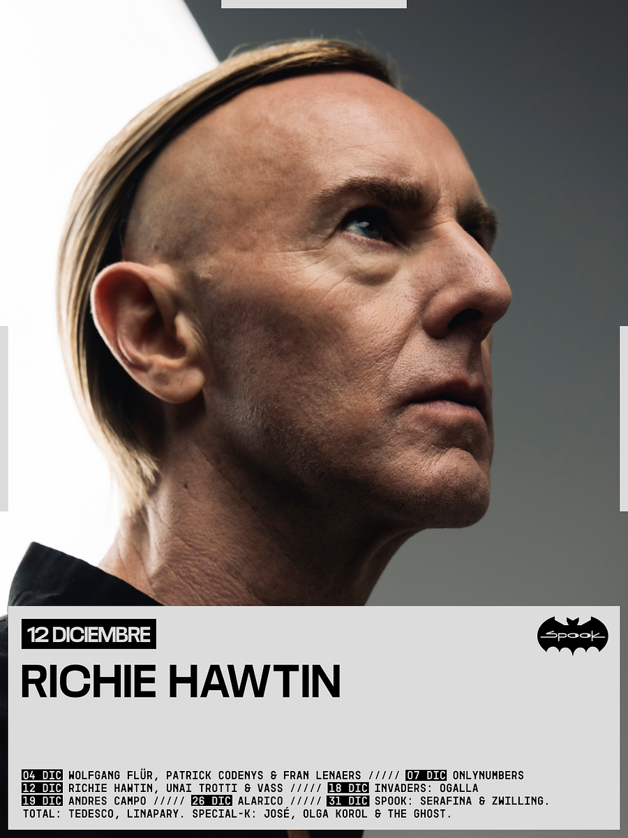 Richie Hawtin + invitados & Cartulis with Unai Trotti + Vass
