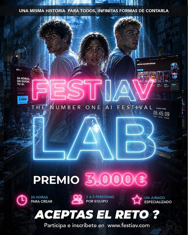 FESTIAV - Festival de cine IA – Instagram post
