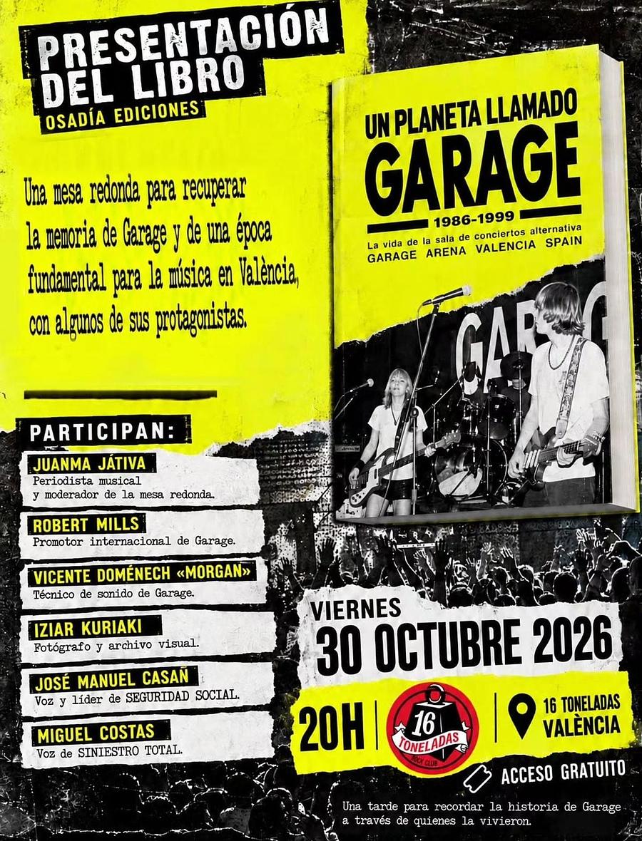 PRESENTACIÓN LIBRO "UN PLANETA LLAMADO GARAGE"