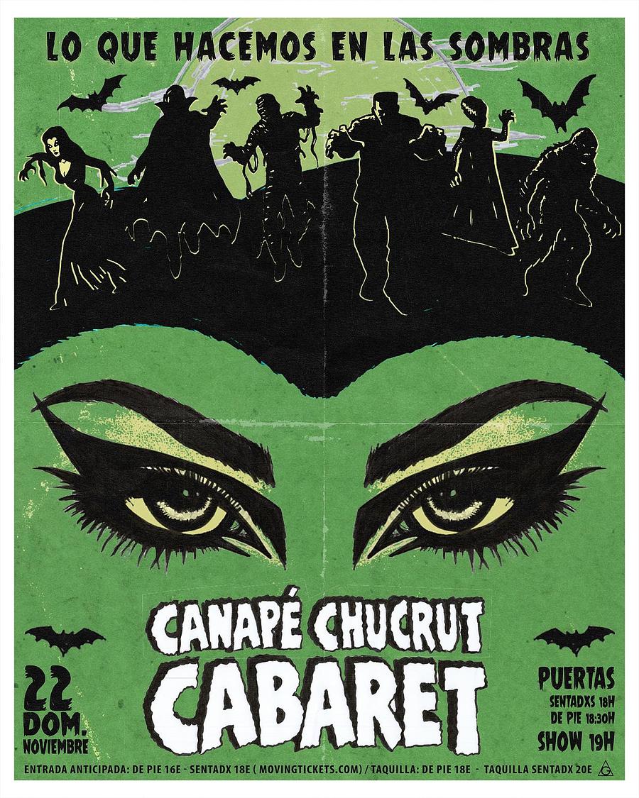 CANAPÉ CHUCRUT CABARET "LO QUE HACEMOS EN LAS SOMBRAS"