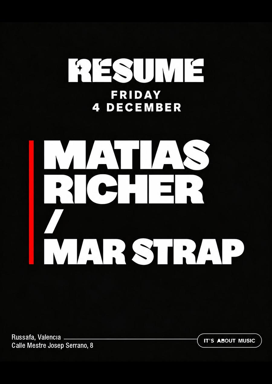 Matias Richer, Mar Strap