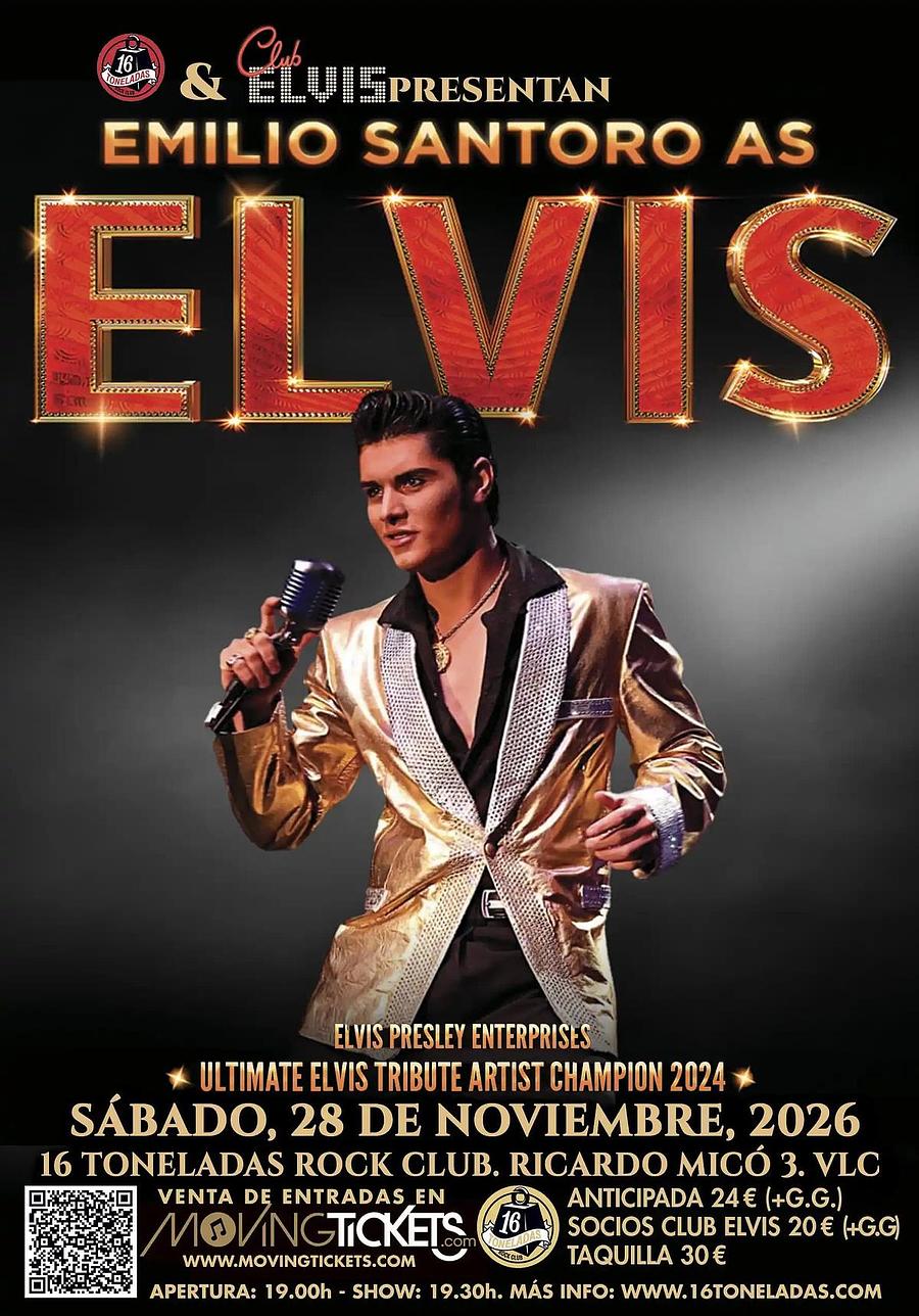 EMILIO SANTORO AS ELVIS. THE ULTIMATE TRIBUTE EXPERIENCE